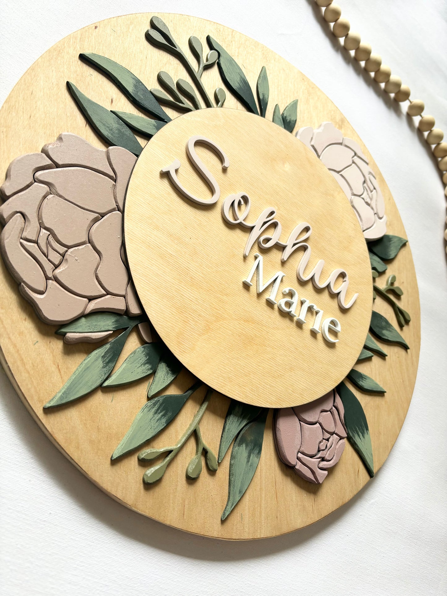 Floral nursery sign