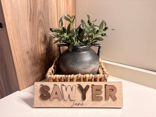 Name puzzle with middle name