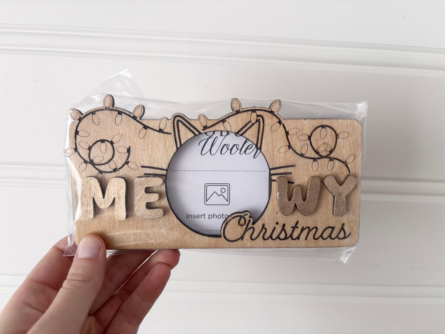 MEOWY Christmas frame