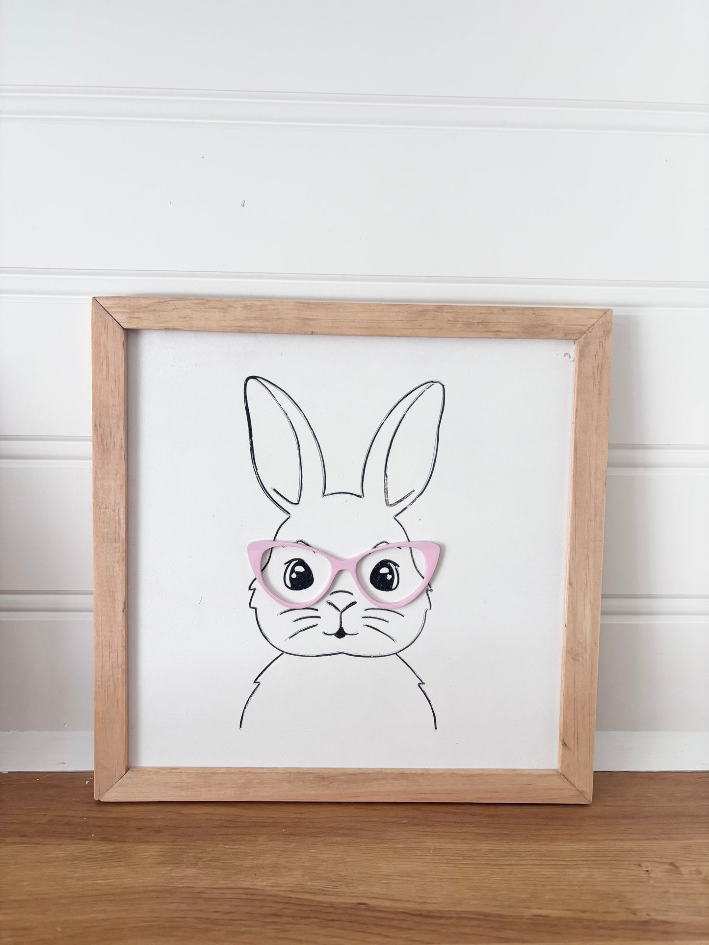 Bunny with glasses