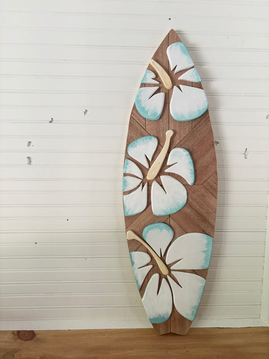 Floral surf board