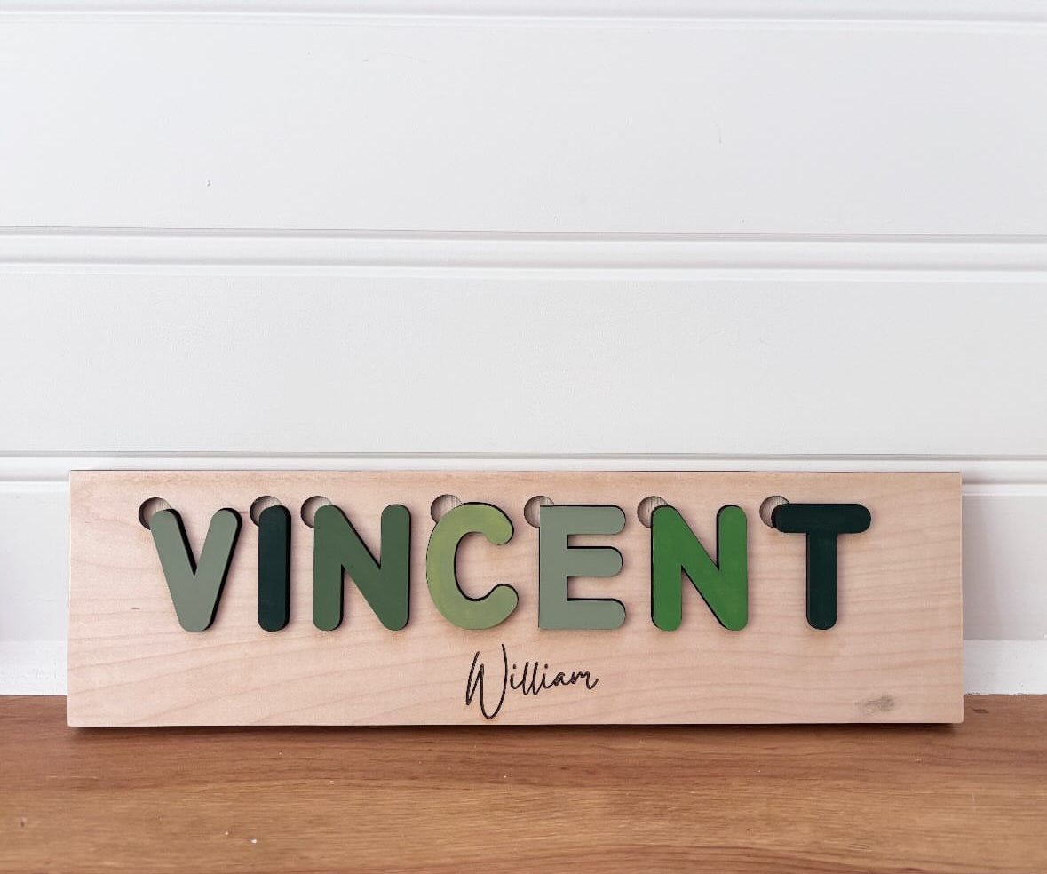 Name puzzle with middle name