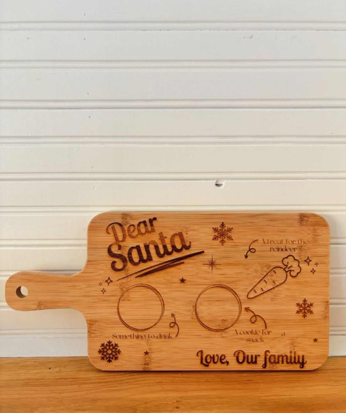 Dear Santa tray - customizable