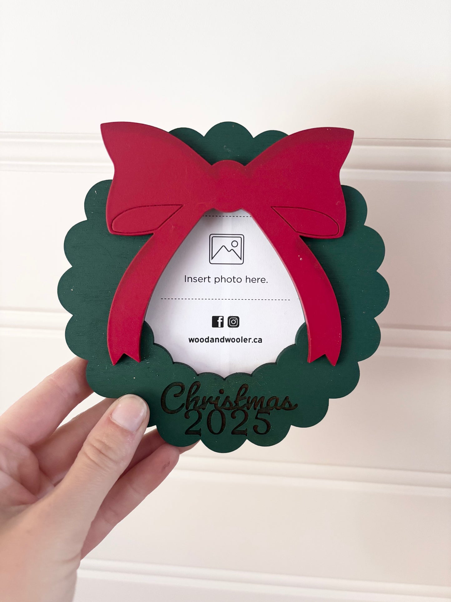 Wreath Photo Magnet