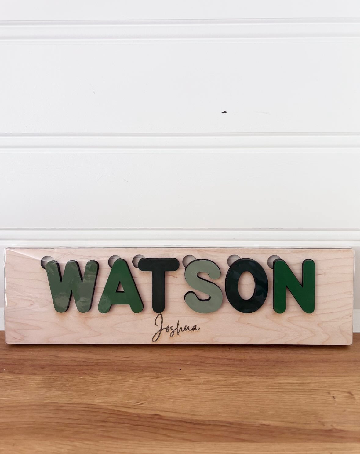 Name puzzle with middle name